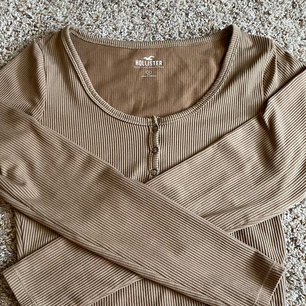 Hollister Long Sleeve Henley